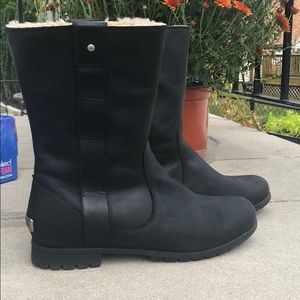 Ugg leather mid calf boot